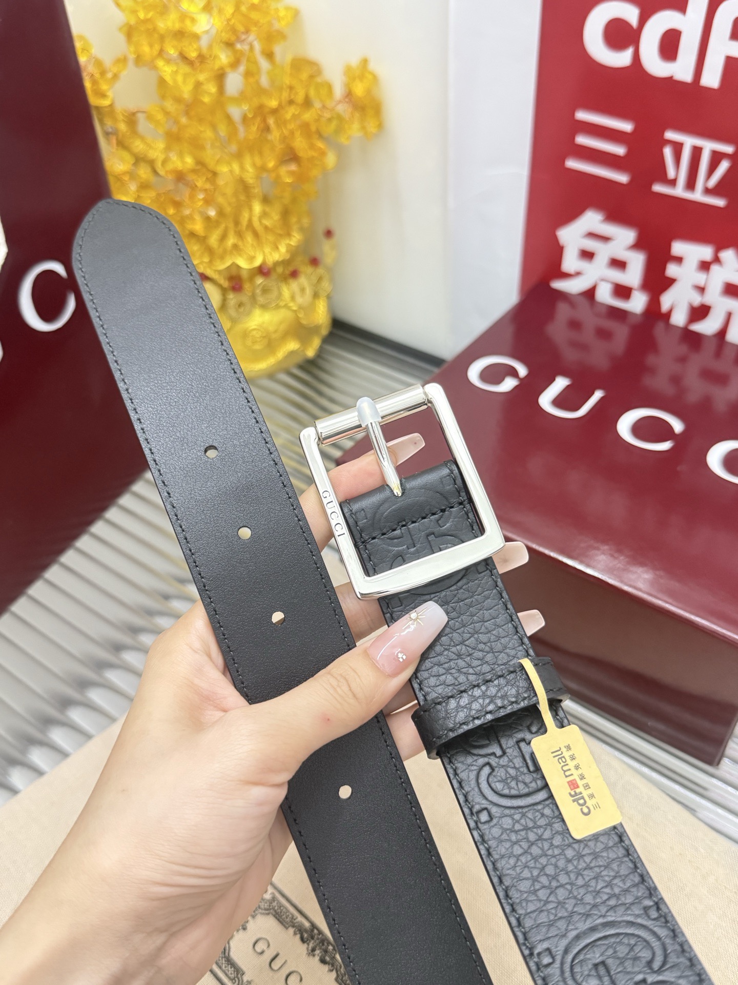 Gucci 宽度：𝟑 𝟱𝗰𝗺 古驰 Gucci « 配全套 原包装 » 针扣系列 进口小牛皮+精品纯钢五金扣 代购正货级 · 精细完美走线 细节 工整 高品质质量