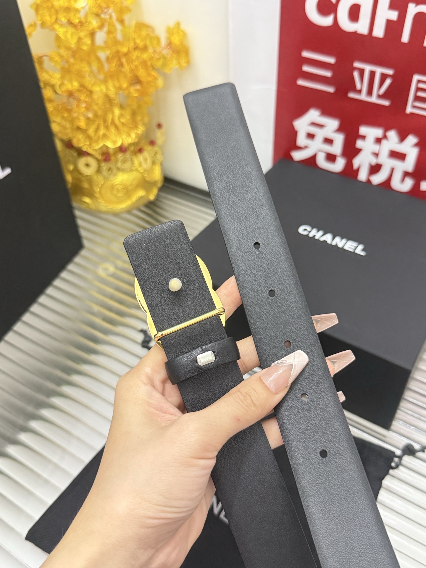 Chanel 宽度：𝟯 𝟬𝗰𝗺 香奈儿 CHANEL « 配全套 原包装 » 挂扣系列