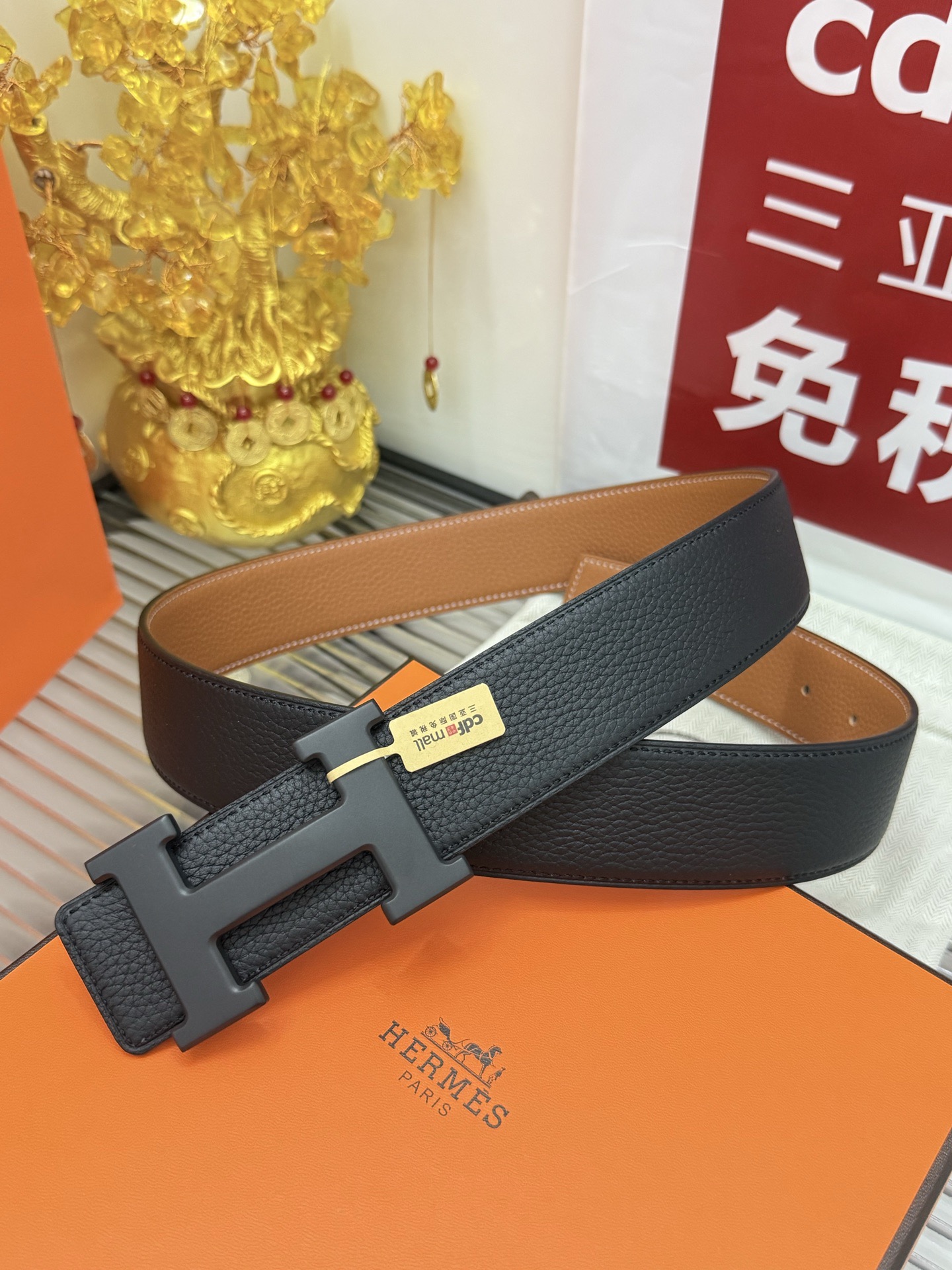Hermès 宽度：𝟯.𝟴𝗰𝗺 爱马仕 Hermès 软皮质 双面荔枝可用 进口𝐓𝐎𝐆𝐎小牛皮+精品纯钢五金扣