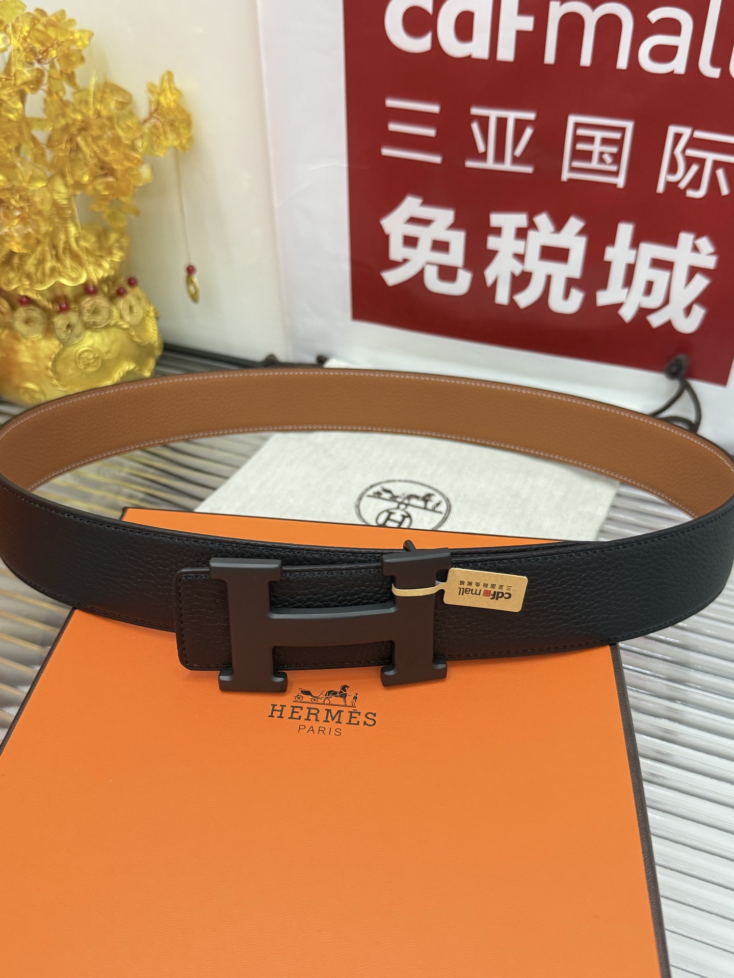 Hermès 宽度：𝟯.𝟴𝗰𝗺 爱马仕 Hermès 软皮质 双面荔枝可用 进口𝐓𝐎𝐆𝐎小牛皮+精品纯钢五金扣