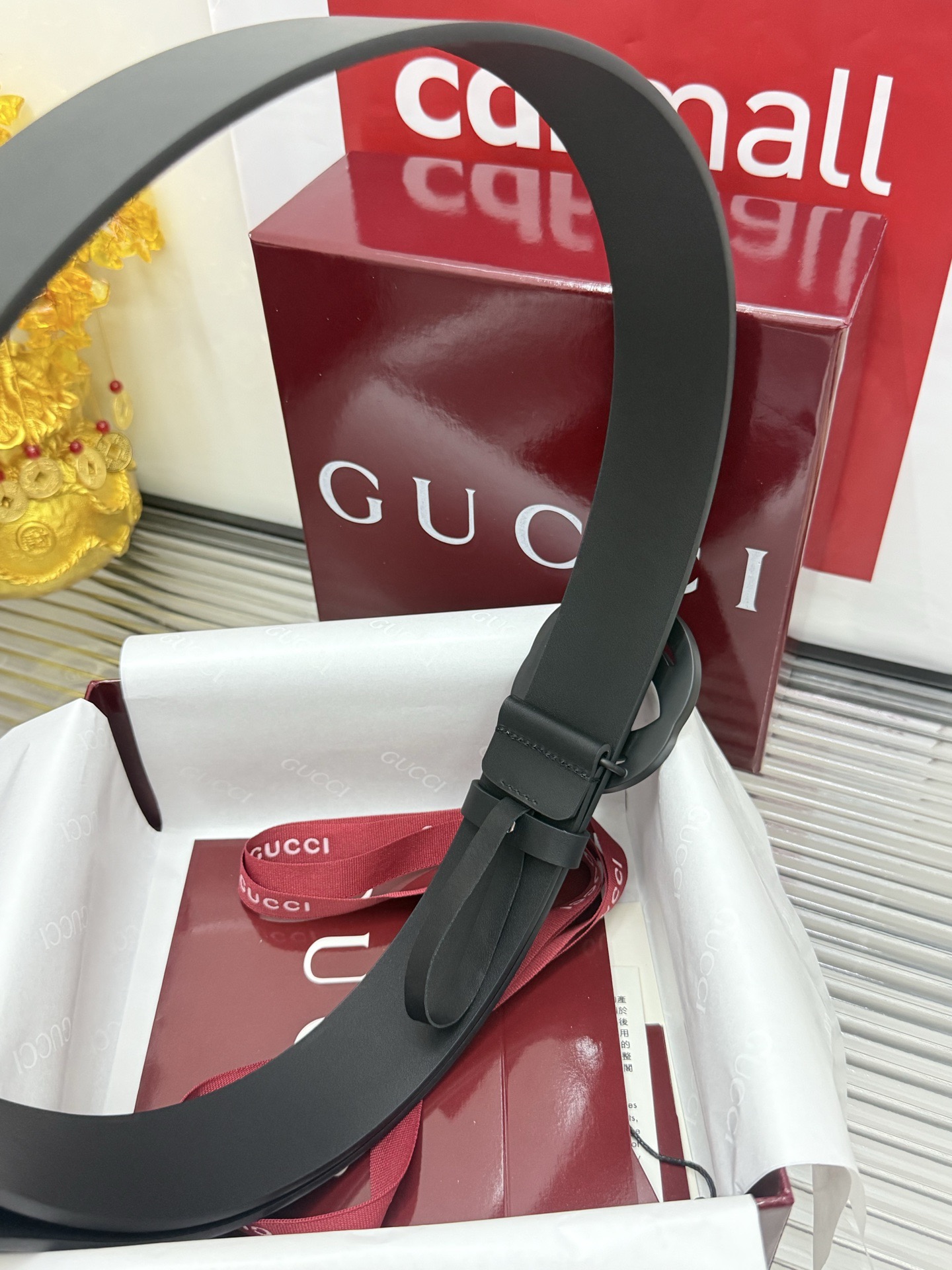 Gucci 宽度：𝟰.𝟬𝗰𝗺 古驰 Gucci « 配全套 原包装 » 精品钨钢五金扣