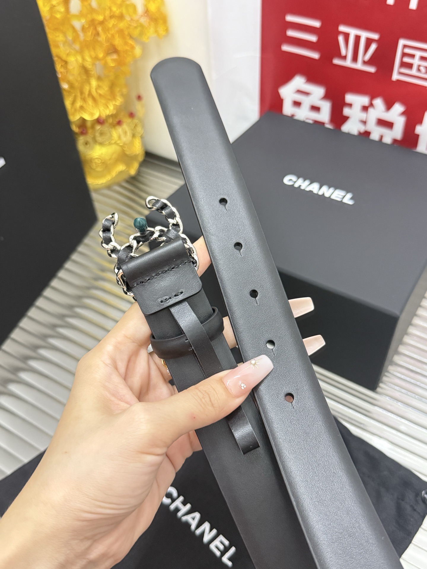 Chanel 宽度：𝟯 𝟬𝗰𝗺 小红薯 款 香奈儿 CHANEL « 配全套 原包装 » 进口小羊皮