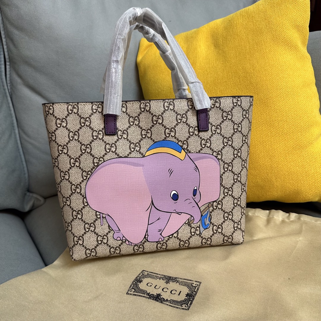 Bolso tote elefante volador morado Tamaño: 20*21*10 Empaque: bolsa anti-polvo