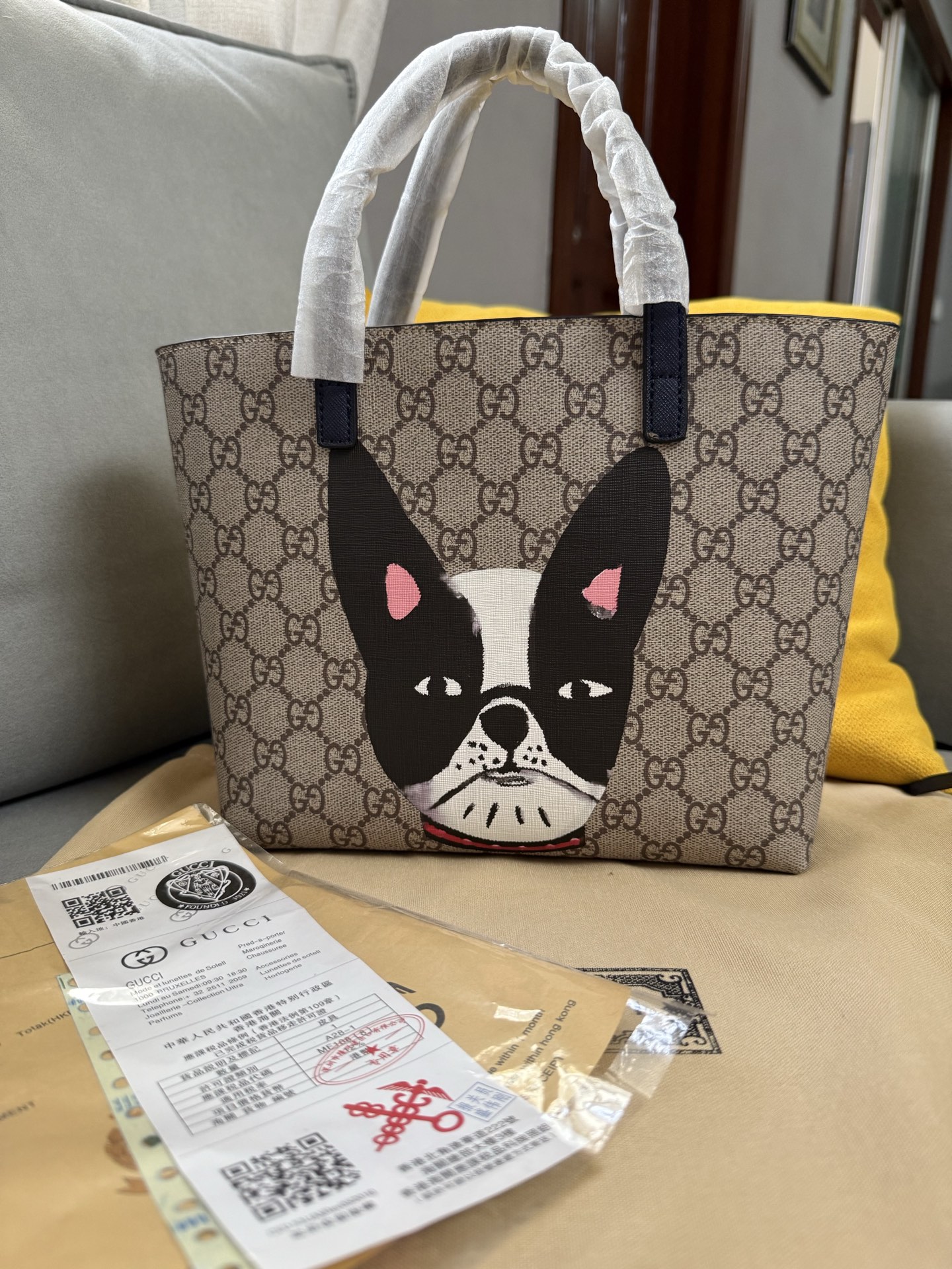 Bolso tote de perrito, medidas: 20*21*10, embalaje: bolsa de polvo