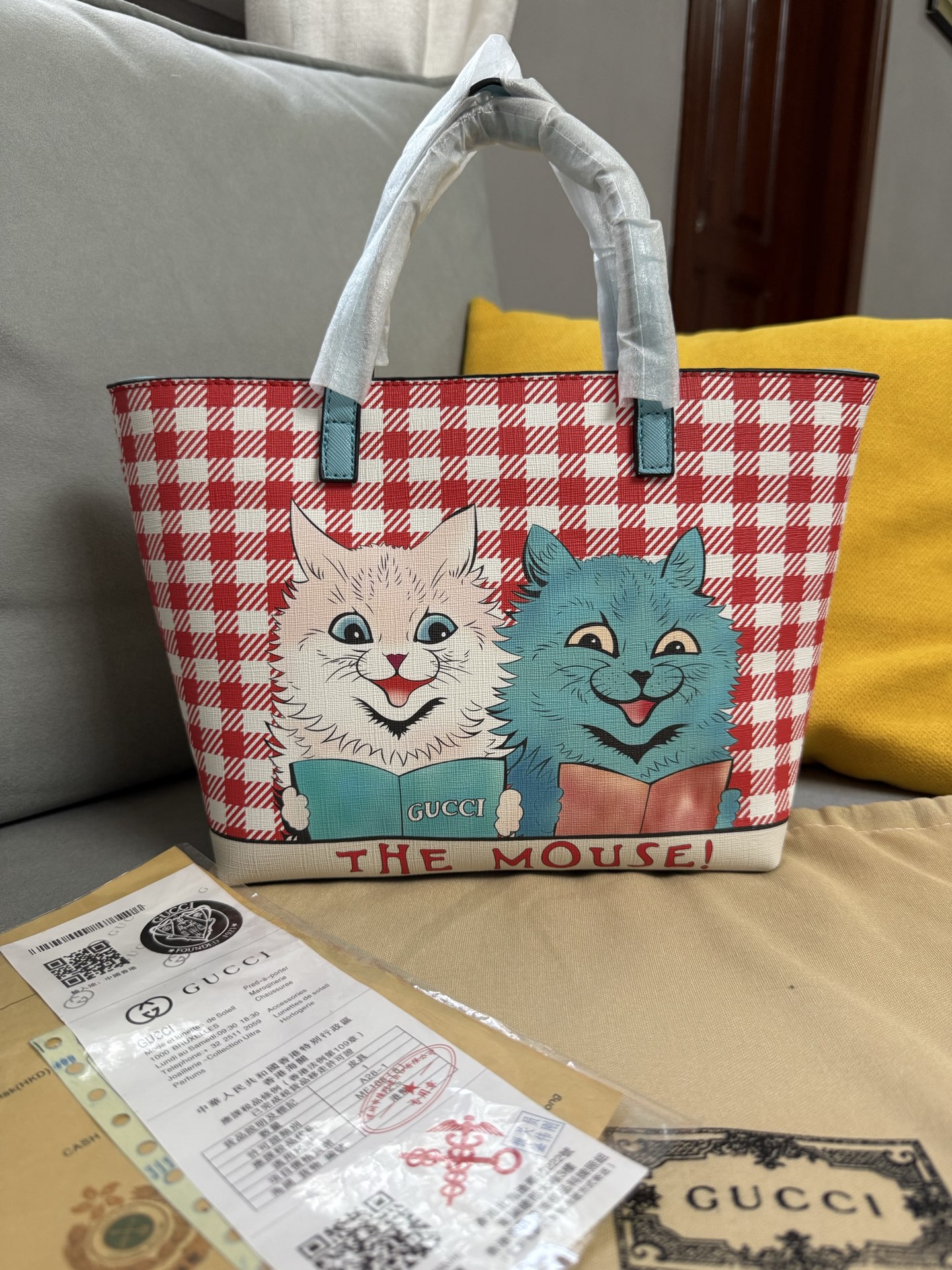 Bolso tote Doble Gato Tamaño: 20*21*10 Empaque: bolsa de polvo