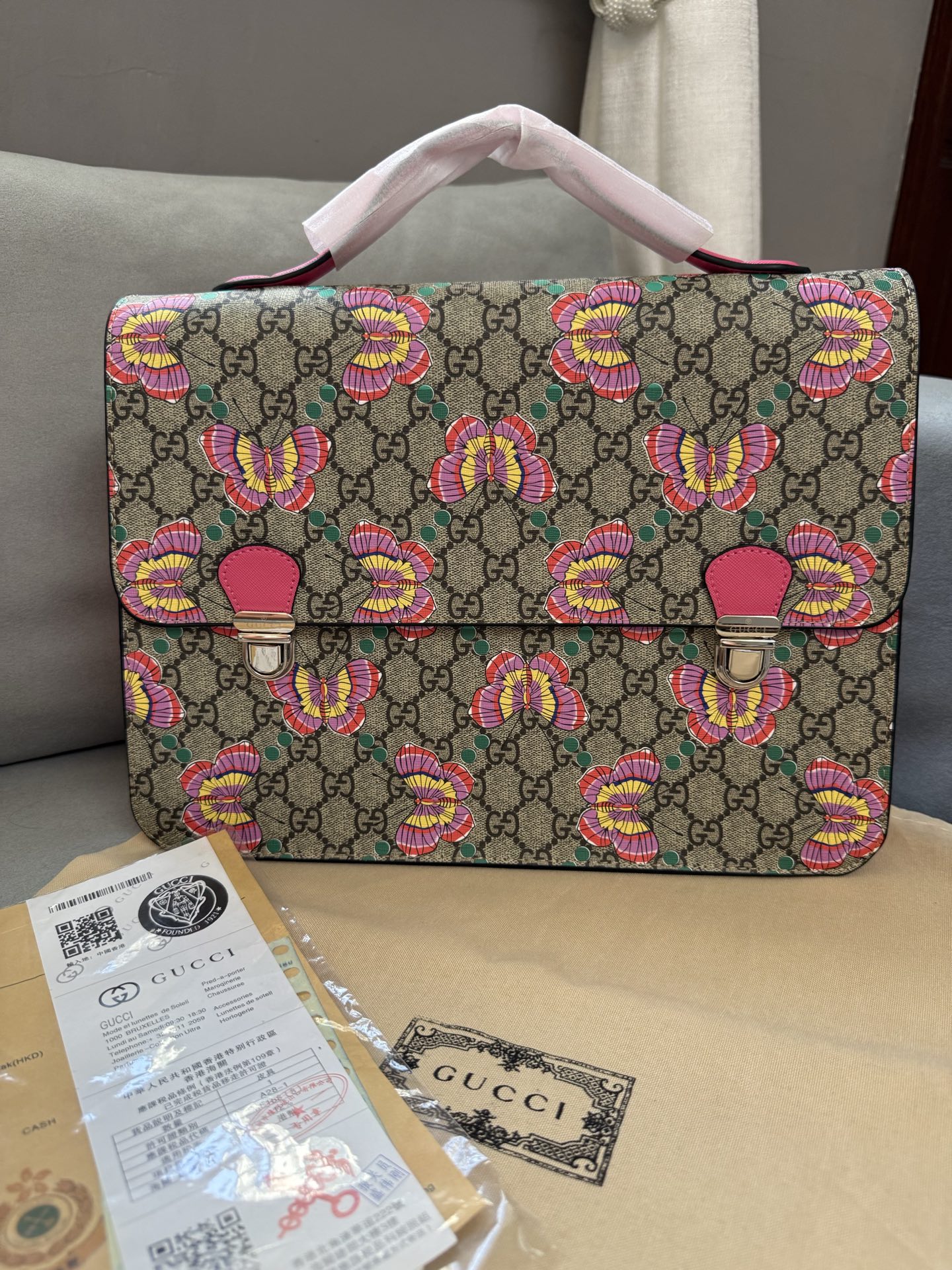 Mochila mariposa completa tamaño 28*25*11 embalaje: bolsa guardapolvo