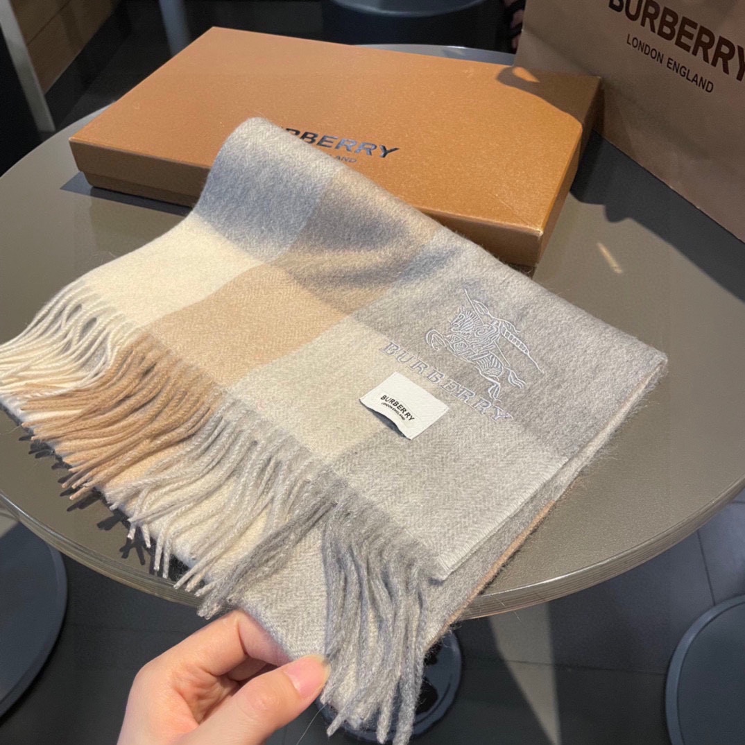 博柏利 Burberry 传世高定桑蚕丝丝巾围巾 #43202C1C 3