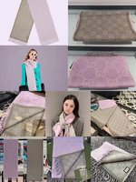 Gucci Scarf Wool Fall/Winter Collection Fashion