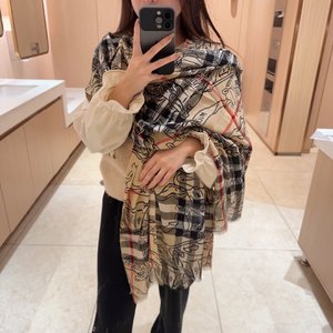 Burberry Scarf Shawl Cashmere Winter Collection