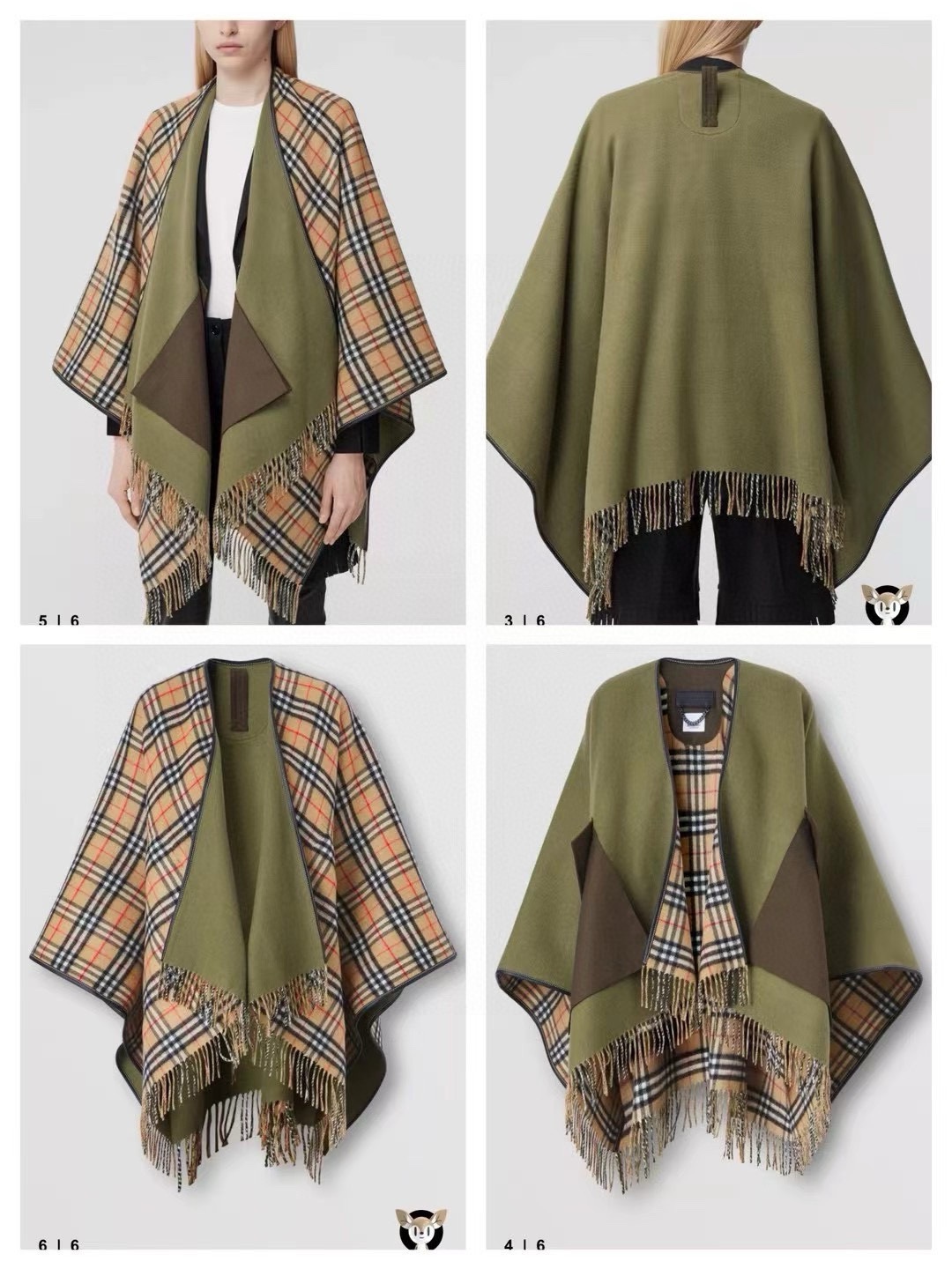 NO:168792,The counter official website will be released simultaneously!  BURBERRY limited edition cape shawl heavy!  !  Full of details!  !  This B-platform cape is a new limited edition Burberry autumn and winter style!  Added iconic plaids and solid color double-sided design, with the decoration of the oversized pockets, making it more aura!  !  !  The counter is also a new product that has just been launched!  Price w , the cloak design makes your legs look long!  !  Can be used as cloaks, cloaks, and tops!  The styling function is very powerful!  The real thing is really great!  !  !  The process is very difficult!  !  !  The overall is also very thick and requires high raw materials!  Thick and soft!  !  !  The product information on the cloth label is consistent with the official information!  Very heavy industrial design!  !  Size size wool, high-version scarf, burberry, burberry, shawls19860909专柜官网同步发售！BURBERRY限量款斗篷披肩重磅！！满满的都是细节打造！！此款B格披风是巴宝莉秋冬限量新款！添加标志性格子和纯色双面设计,超大口袋的装饰,更具气场！！！专柜也是刚上架的新品！售价w＋,斗篷设计非常显腿长！！可以用为披风,斗篷,上衣！造型功能很强大！实物真的很赞！！！工艺难度非常大！！！整体也很厚实,对原材料要求很高！厚而柔软！！！布标上的产品信息都是和官方信息一致的！很重工的设计！！尺寸均码材质羊毛,高版本围巾,burberry,burberry,shawls,scarf