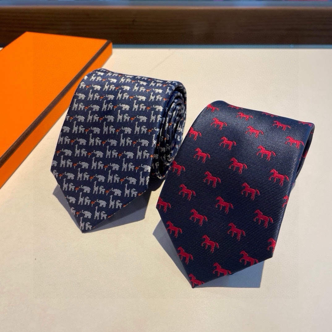 特价配包装领带新款出货啦️️爱马仕男士新款领带系列让男士可以充分展示自己个性100%顶级斜纹真丝手工定制