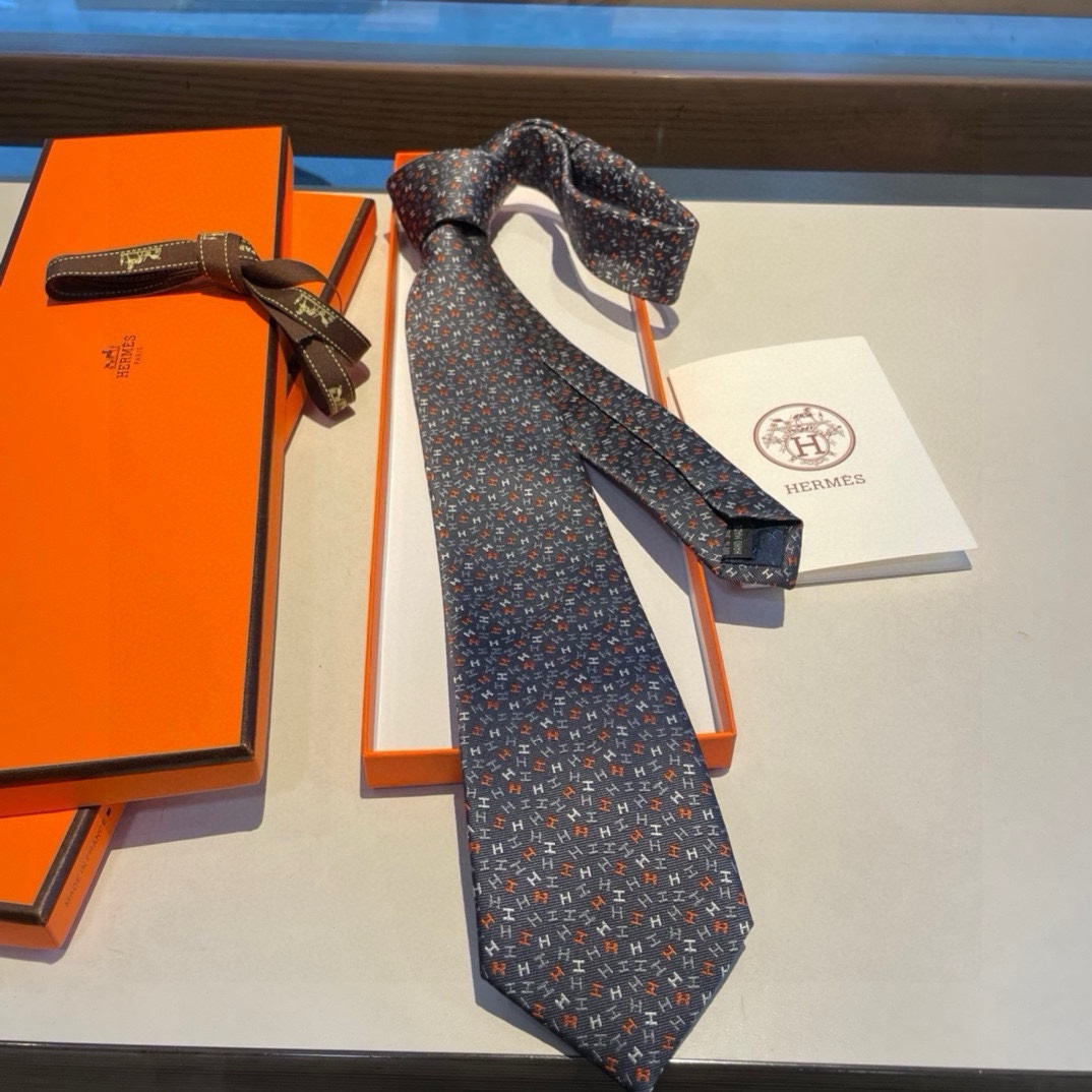 特价配包装爱马仕男士新款领带系列让男士可以充分展示自己个性100%顶级斜纹真丝手工定制