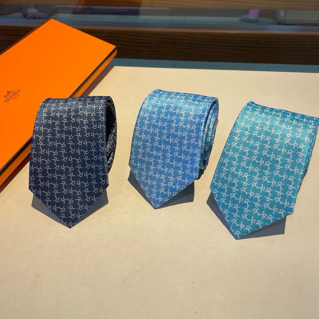 特价配包装领带新款出货啦爱马仕男士新款领带系列让男士可以充分展示自己个性100%顶级斜纹真丝手工定制