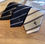 Burberry Tie Men Silk Vintage