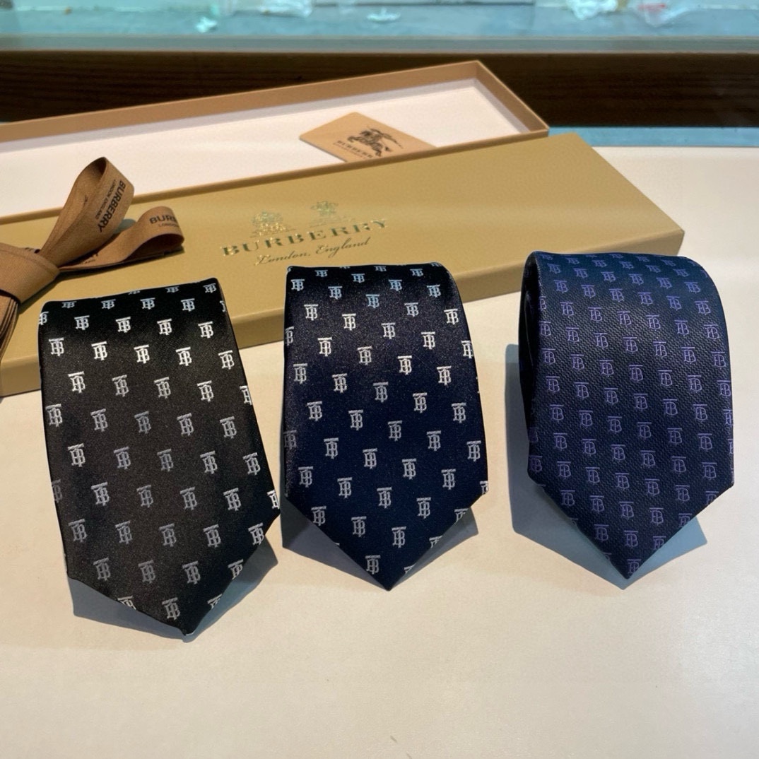 Burberry Tie Men Silk Fashion