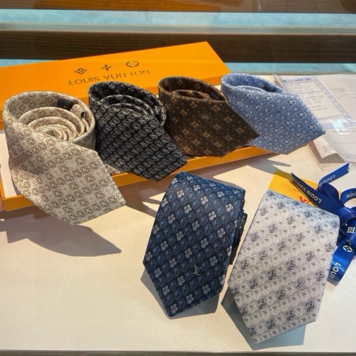 Louis Vuitton Zijden Jacquard Das met Discreet Logo - Elegant en Verfijnd 1 Louis Vuitton Zijden Jacquard Das met Discreet Logo - Elegant en Verfijnd