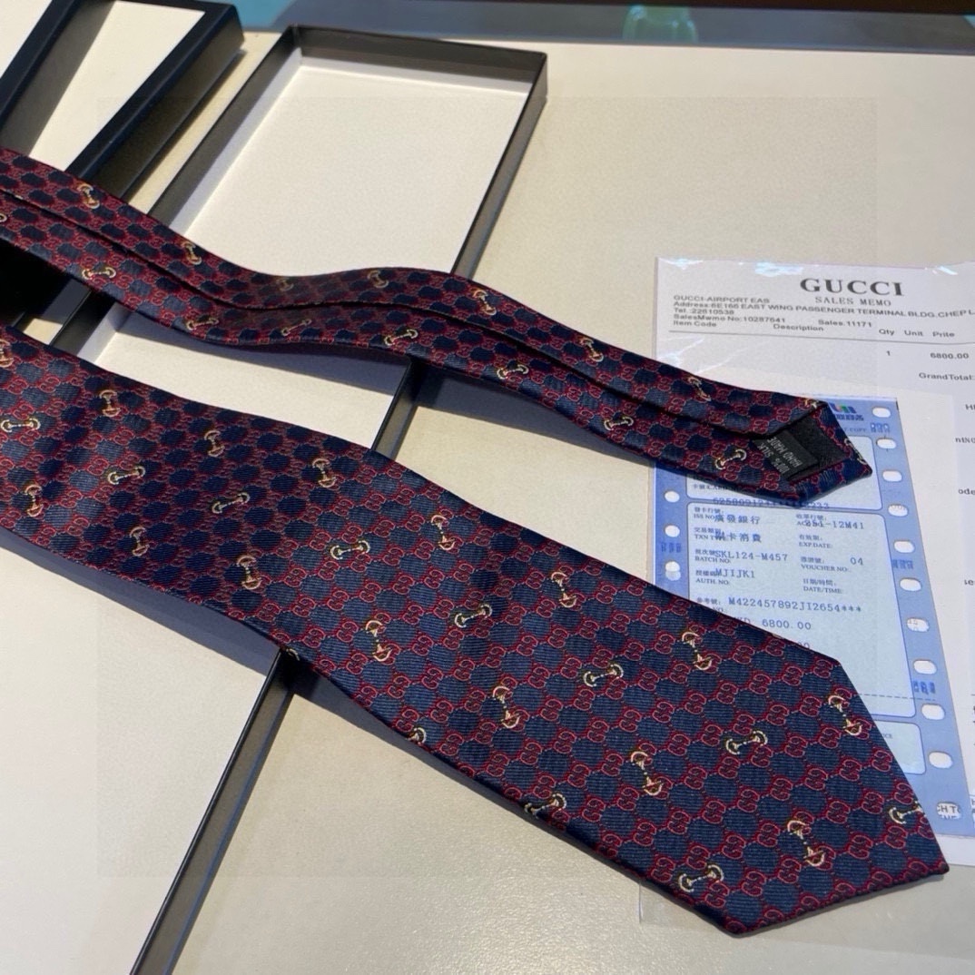 Gucci Horsebit Silk Tie | Equestrian-Inspired Neckwear for Men,Multiple Colors 6 i1733242077 2378 3