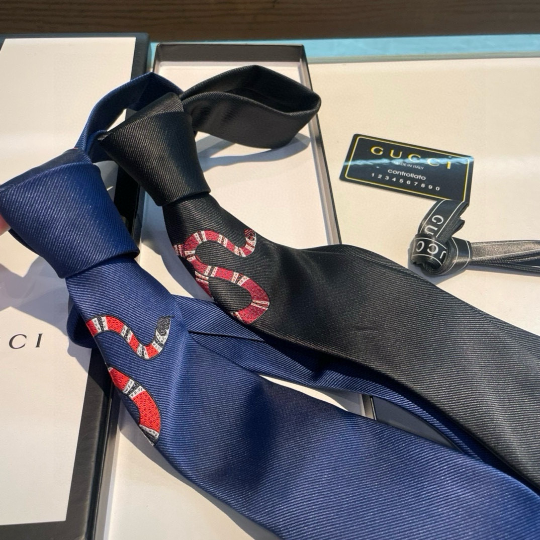 Luxury G-Men’s Animal Embroidered Silk Tie Series Elevates Men’s Fashion Elegance - 图片 2