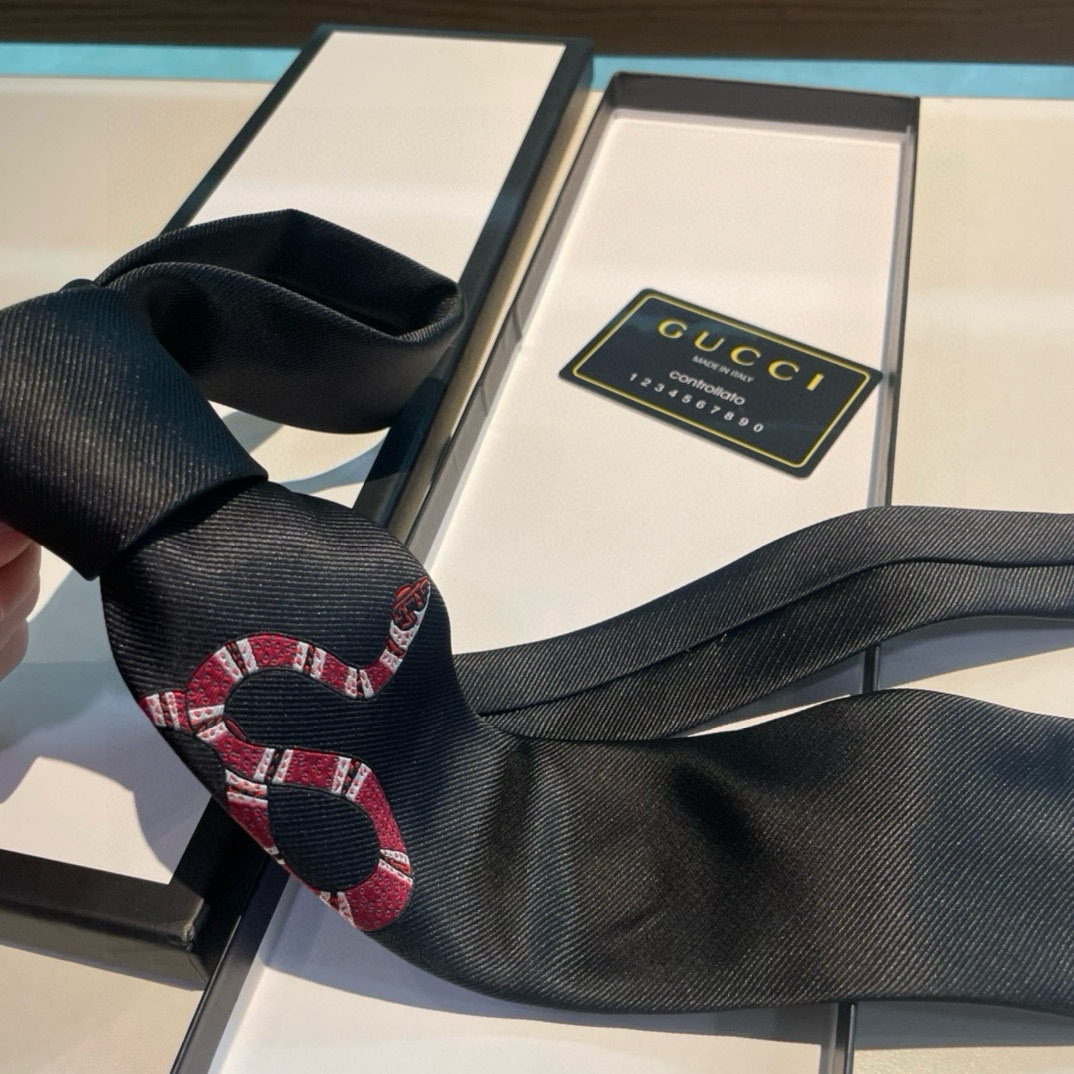 Luxury G-Men’s Animal Embroidered Silk Tie Series Elevates Men’s Fashion Elegance - 图片 8