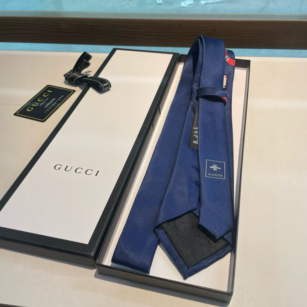 Luxurious G-Men’s Tie Series with Rare Animal Embroidery for Elegant Fashion Combination - 图片 4