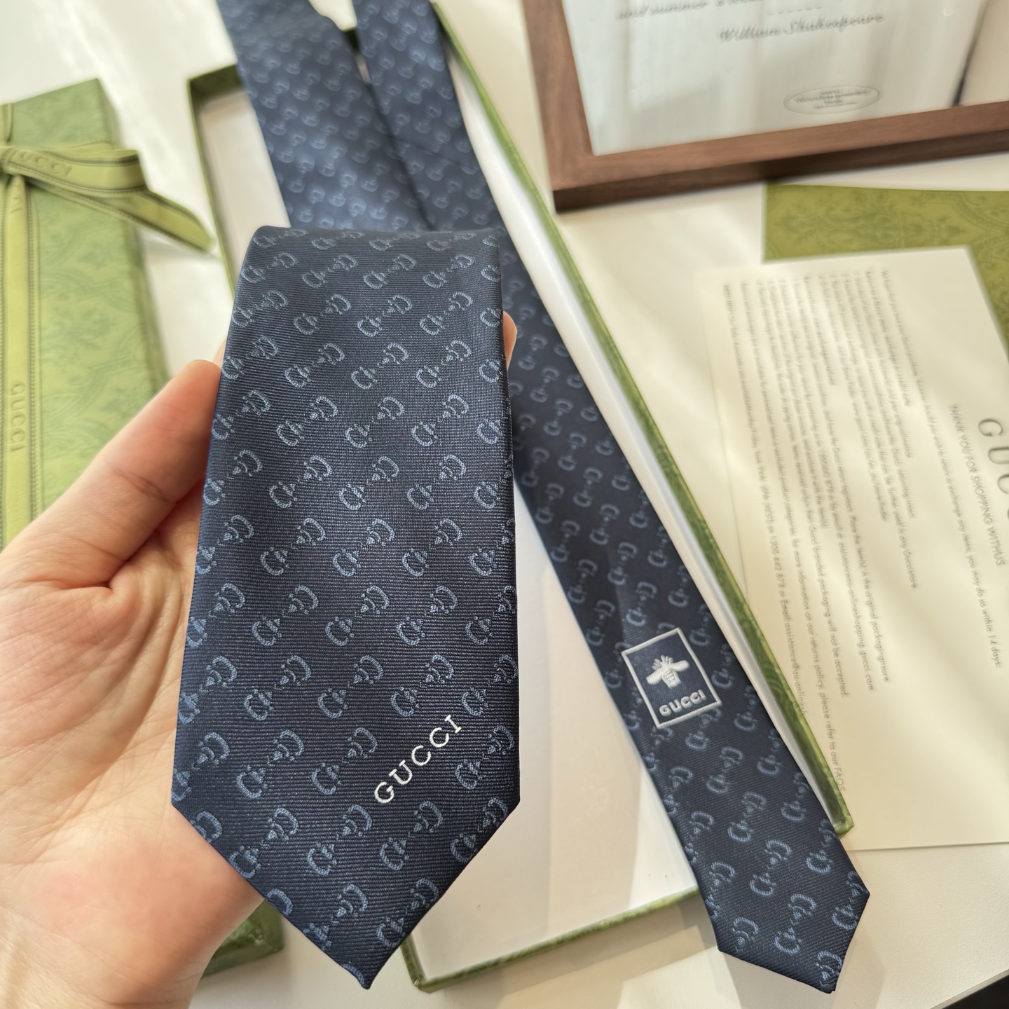 特价 特 G家专柜新款【GG标识领带】男士领带👔👔，稀有采用经典小G LOGO提花展现精湛手工与时尚优雅