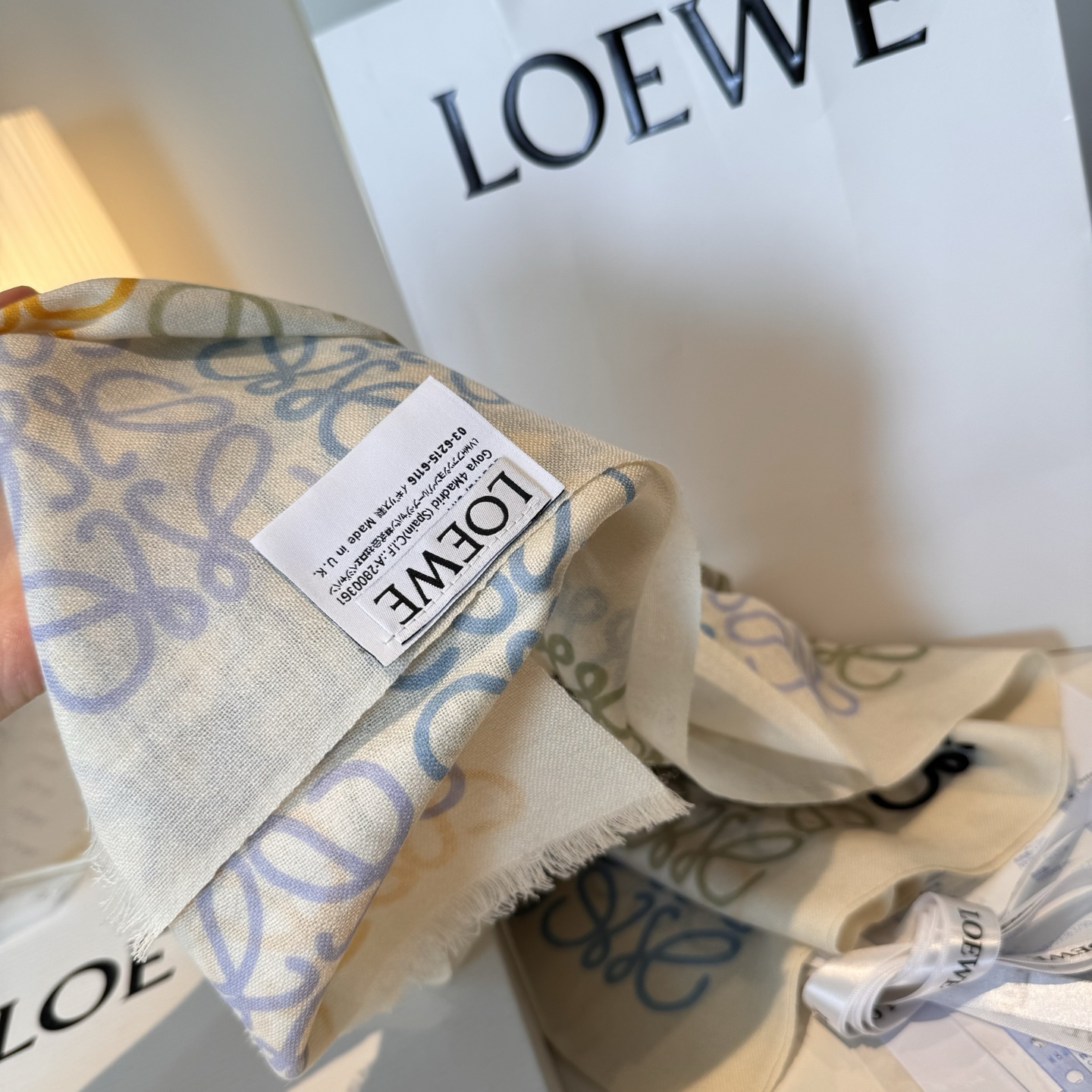 LOEWE❤️ 作为西班牙🇪🇸的顶尖奢侈品牌，散发独特的西班牙贵族气息，低调有内涵‼️ 本款为巴塞罗那橱