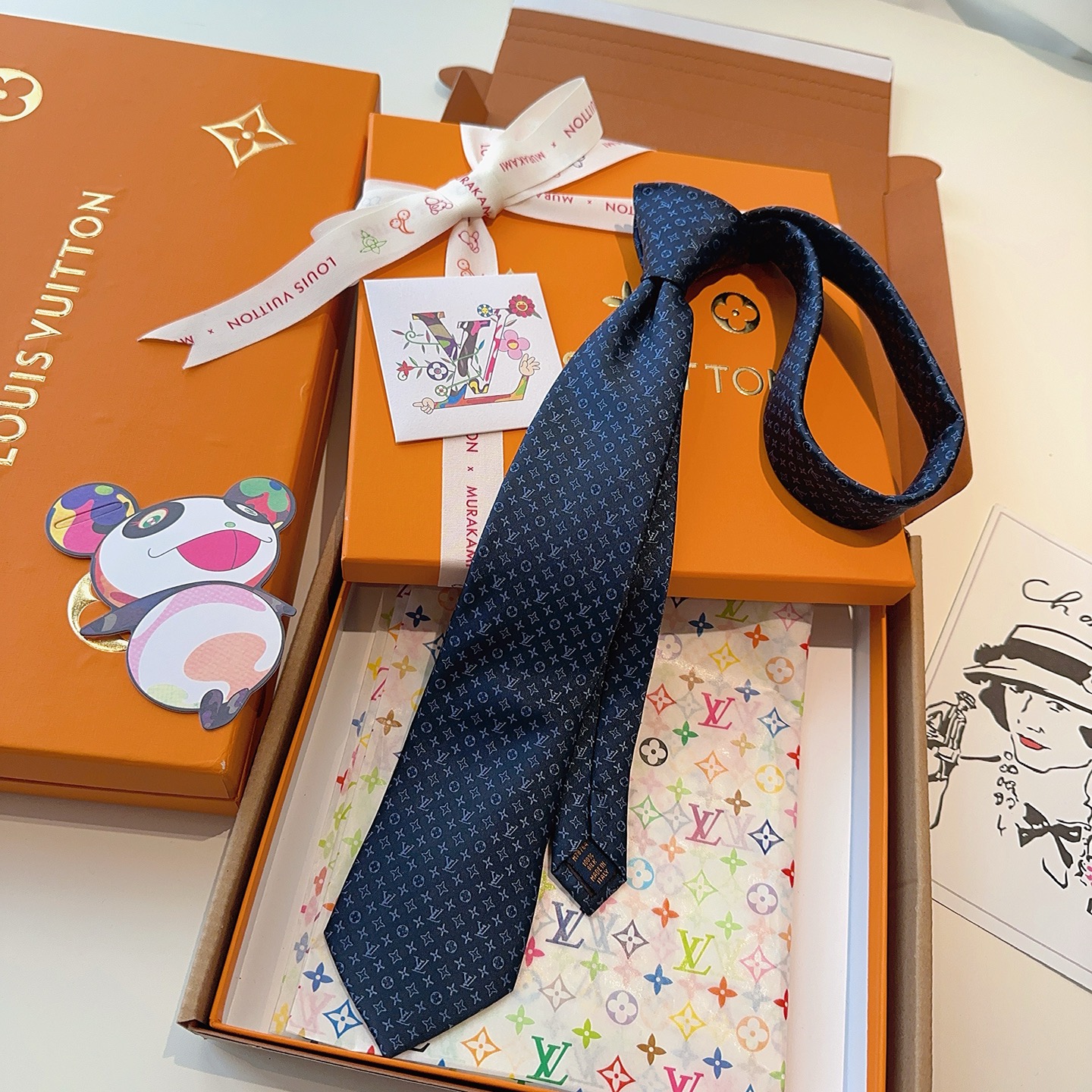 特价 LV老花领带 ，路易威登经典领带👔老花提花设计，男士必备单品超时尚！高端品质 版型面料都达到品牌标