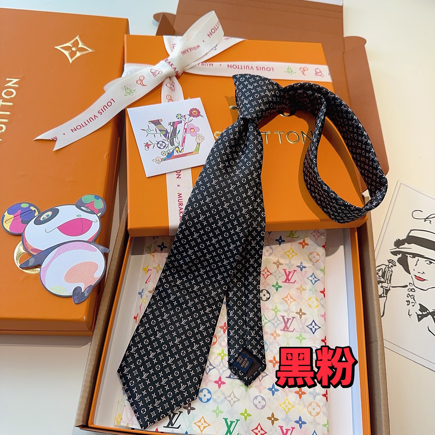 特价 LV老花领带 ，路易威登经典领带👔老花提花设计，男士必备单品超时尚！高端品质 版型面料都达到品牌标