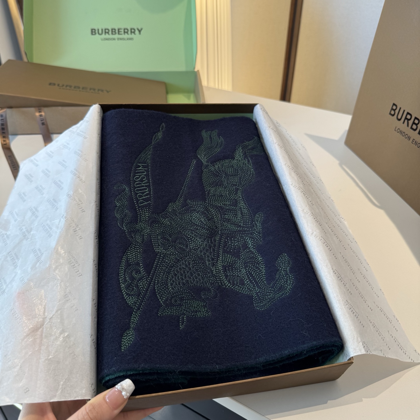 ✨✨Burberry · 巴宝莉双面围巾❗好看的要疯掉了，太有型太有魅力了❗❗非常斯文时尚的秋冬单品！真