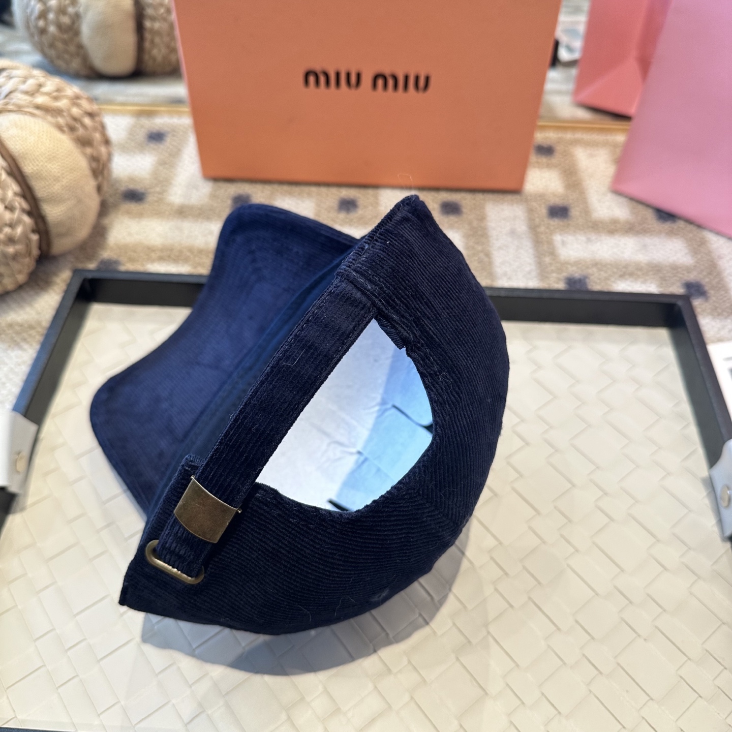 谬谬miumiu 原单 新款棒球帽，正品开模订制，原版做工细致质量超赞！