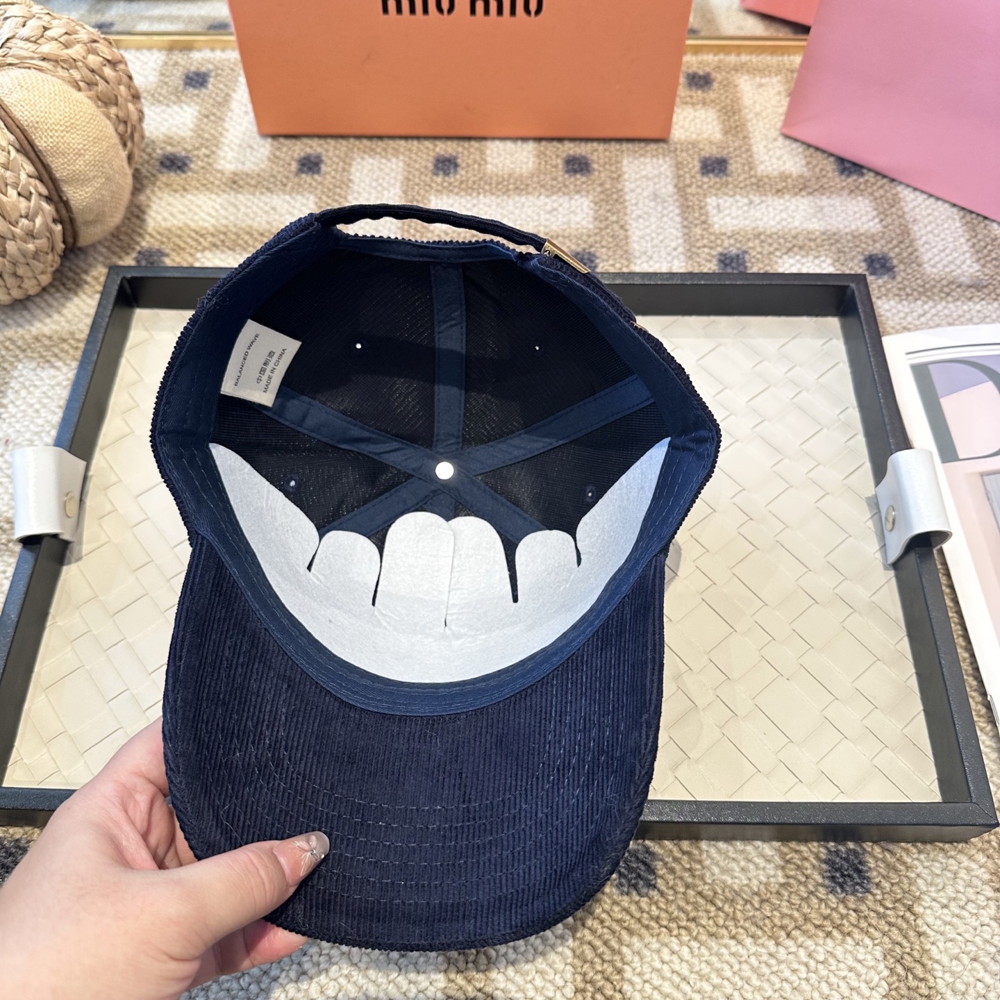谬谬miumiu 原单 新款棒球帽，正品开模订制，原版做工细致质量超赞！