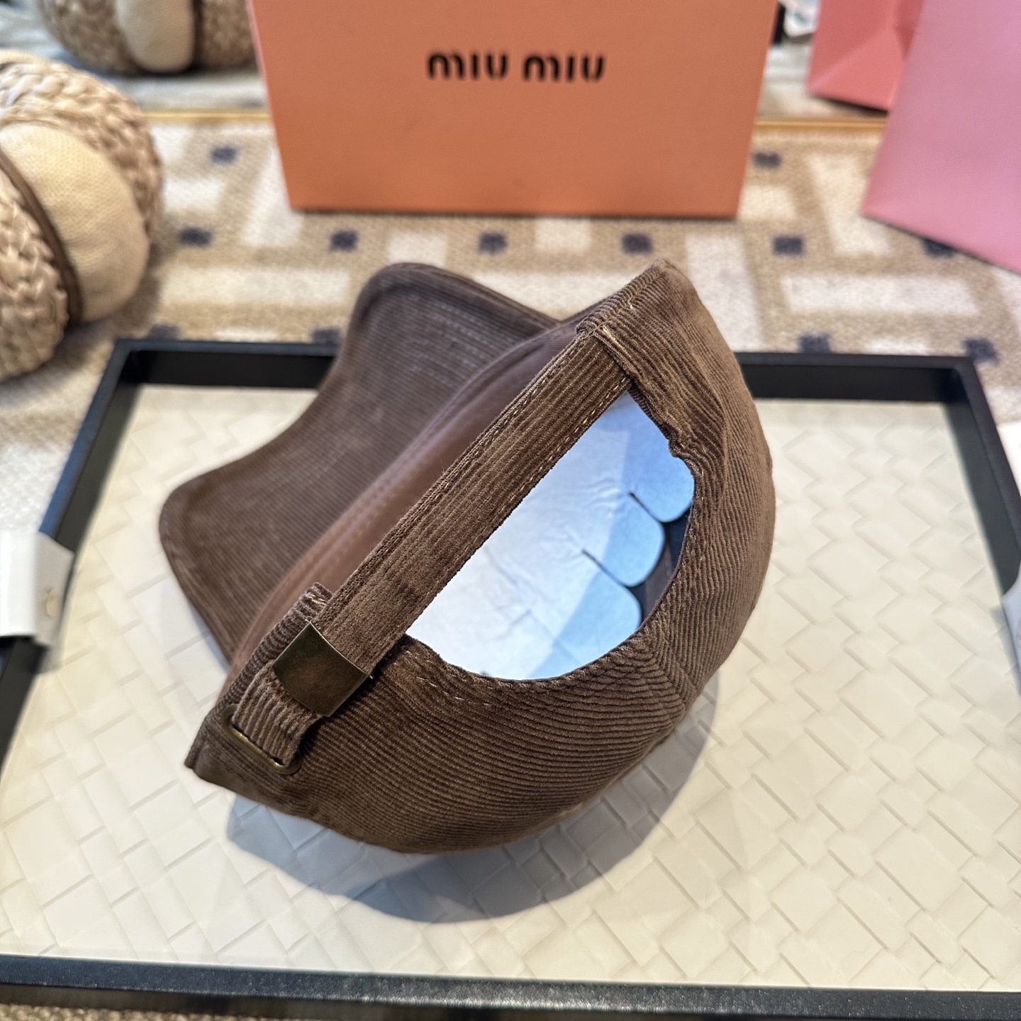 谬谬miumiu 原单 新款棒球帽，正品开模订制，原版做工细致质量超赞！