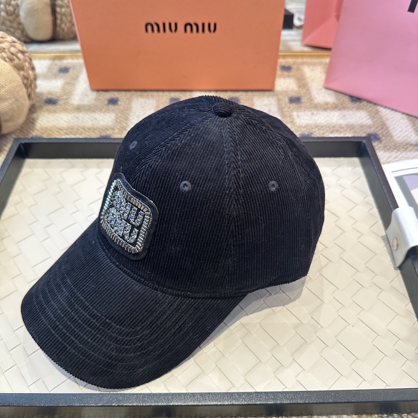 谬谬miumiu 原单 新款棒球帽，正品开模订制，原版做工细致质量超赞！