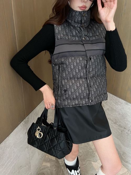 Dior Oblique Padded Vest, Sleeveless Jacket, Winter Essential - S, M, L 1 Dior Oblique Padded Vest, Sleeveless Jacket, Winter Essential - S, M, L