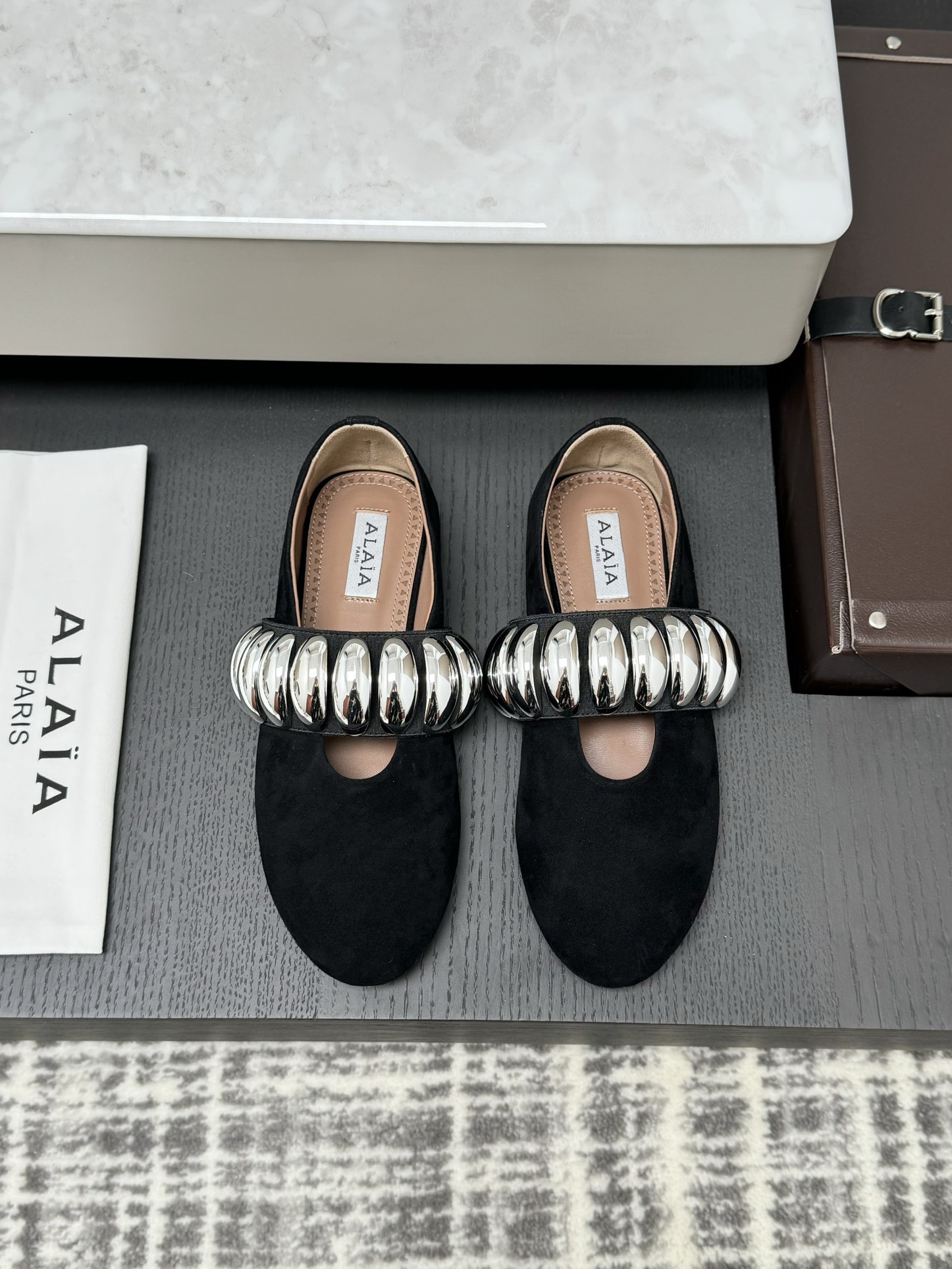 ALAIA TRIBALE балеткі жаночыя камфортныя універсальныя-топ версія