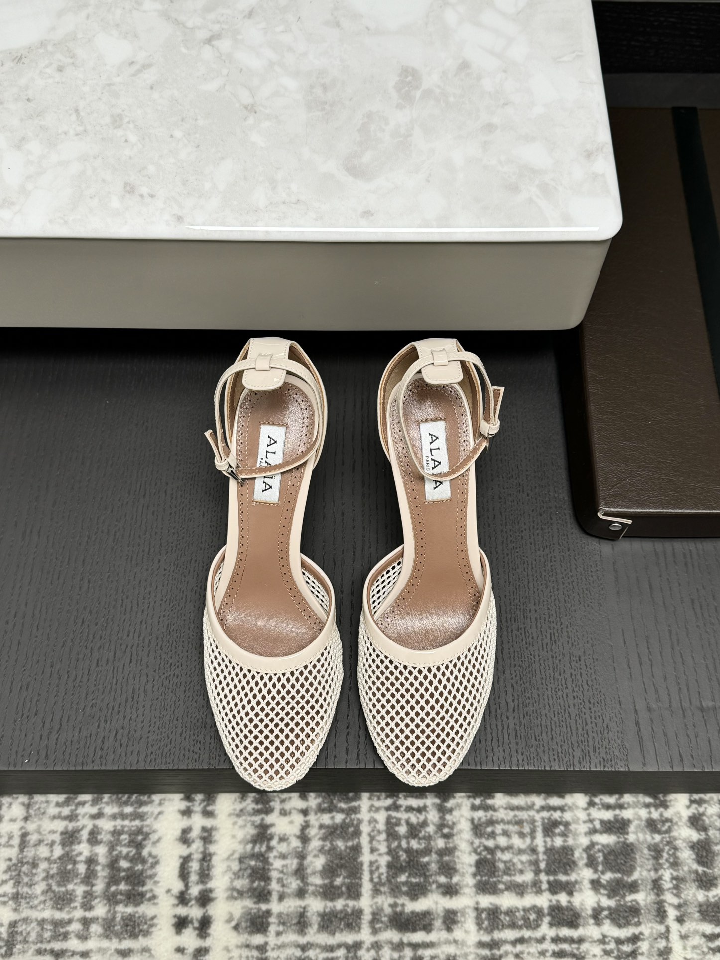 ALAIA mesh hoge hak sandalen voor dames, verfijnd en elegant - topversie