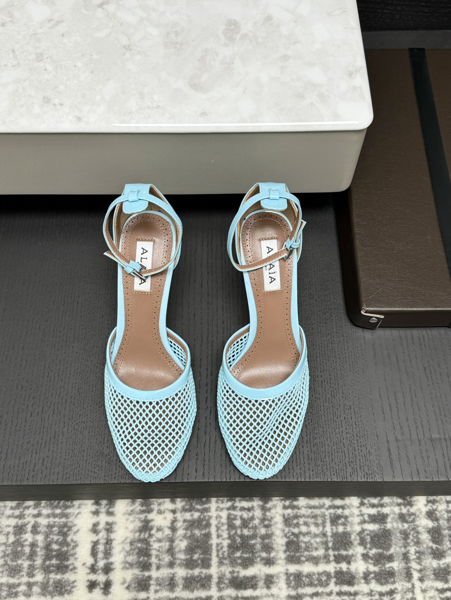 ALAIA mesh hoge hak sandalen dames - verfijnd en elegant - topversie