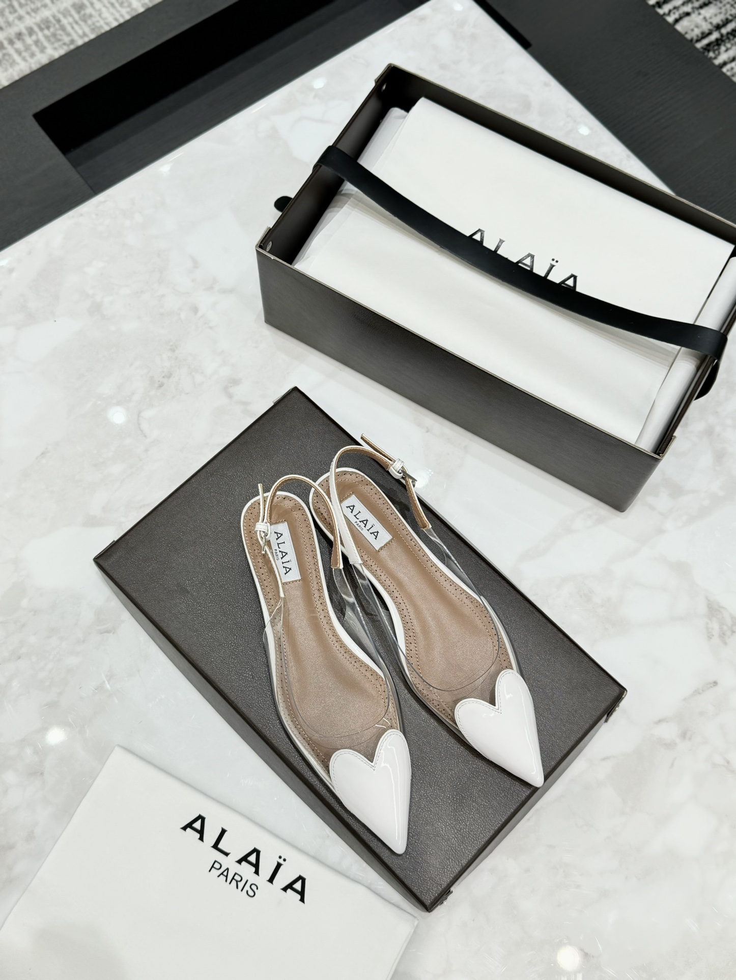 ALAIA achterloze platte schoenen voor dames elegant en veelzijdig - topversie