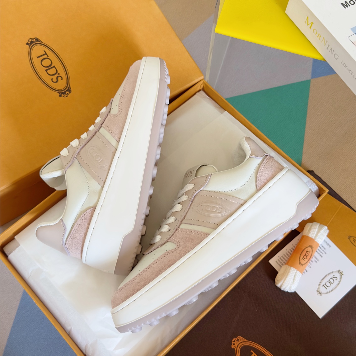 TOD’S Scarpe Sneaker Acquista la migliore replica
 Donne Pelle bovina Gomma Casual