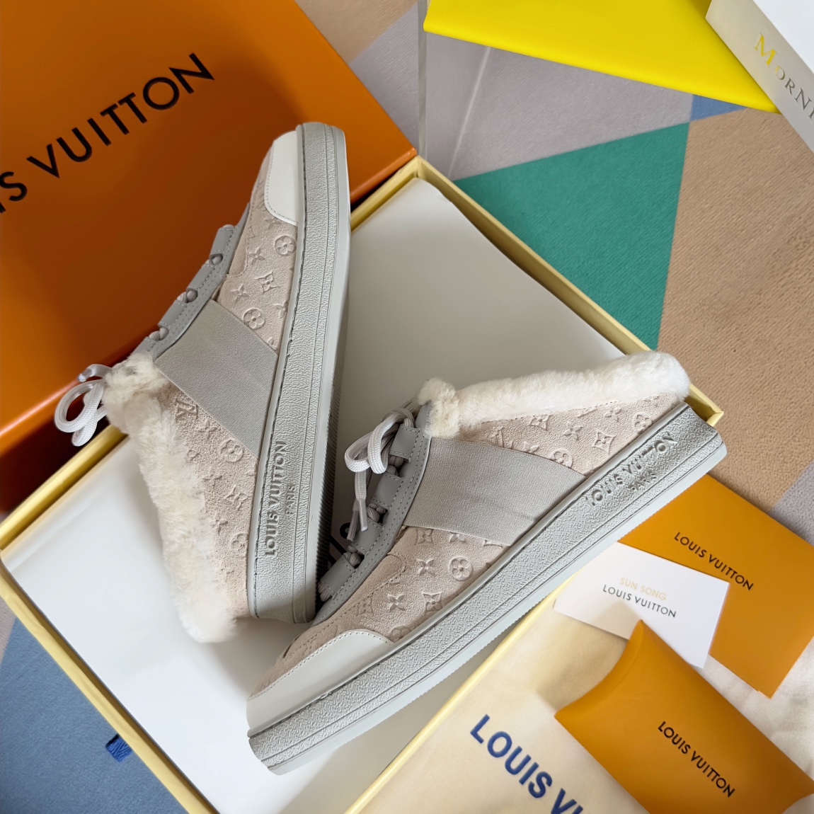 Louis Vuitton LV 驴牌L家 Lous系列 毛拖 德训鞋 半拖鞋