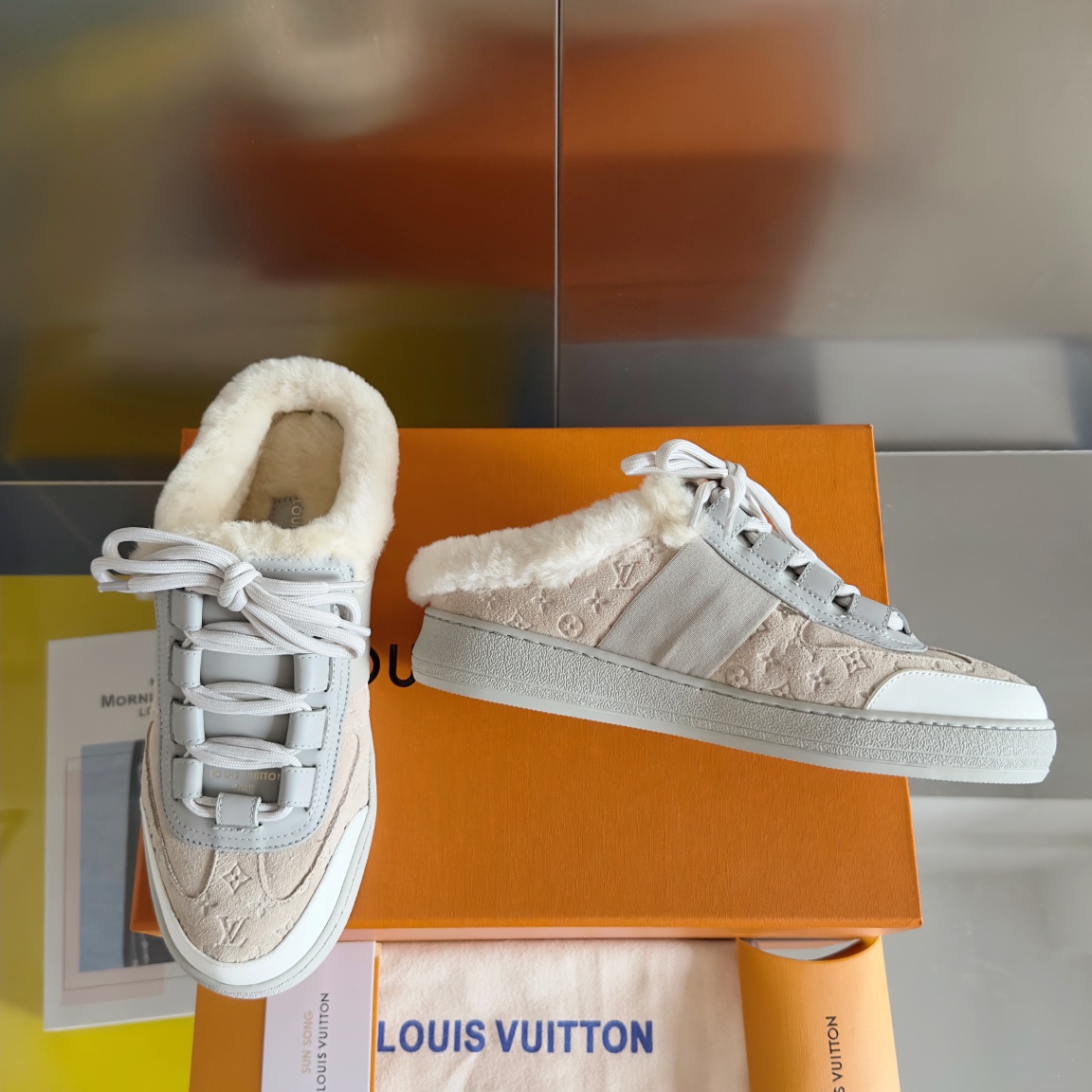 Louis Vuitton LV 驴牌L家 Lous系列 毛拖 德训鞋 半拖鞋