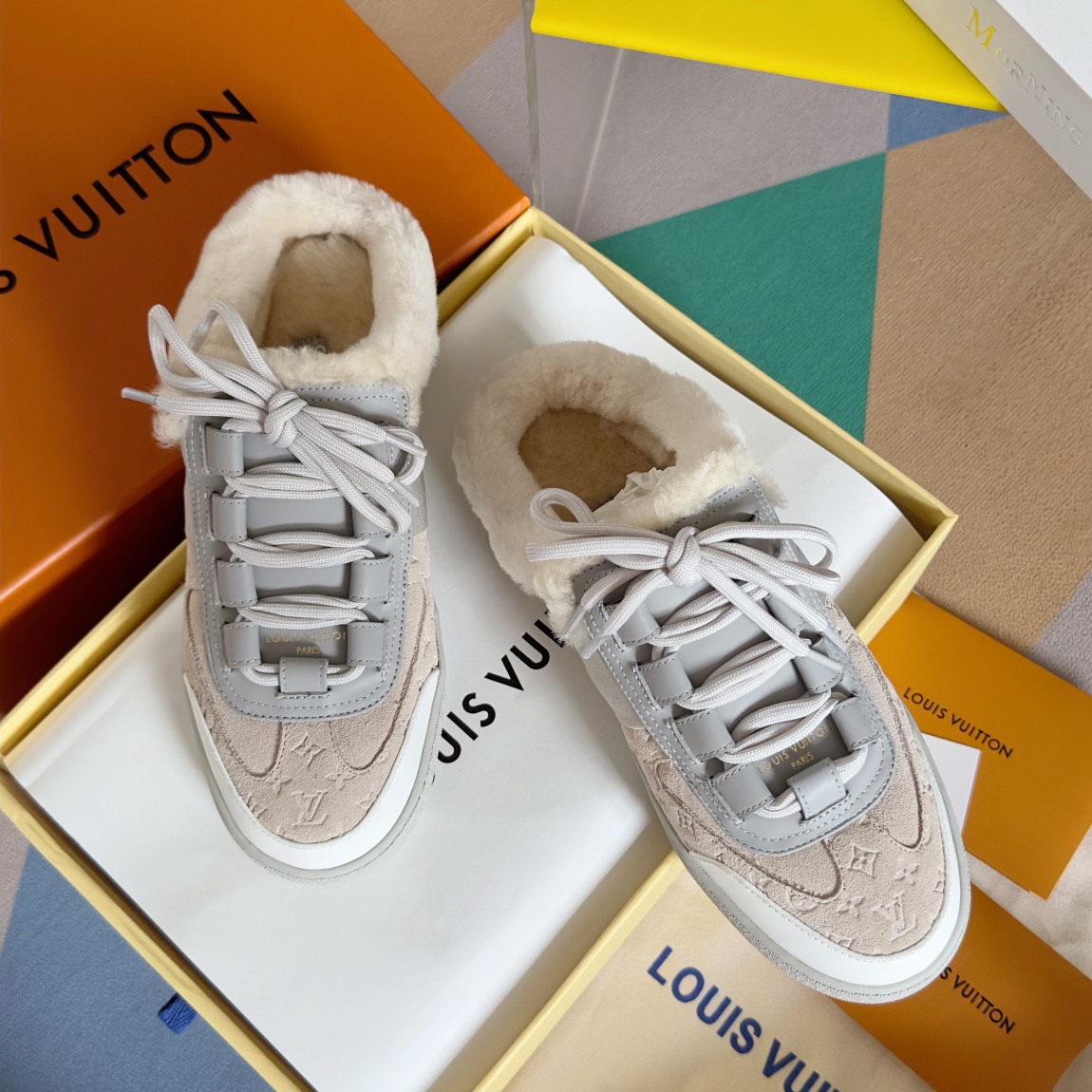 Louis Vuitton LV 驴牌L家 Lous系列 毛拖 德训鞋 半拖鞋