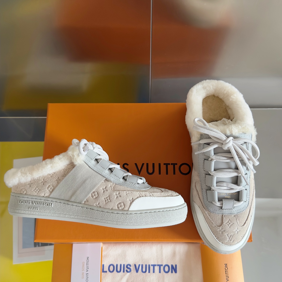 Louis Vuitton LV 驴牌L家 Lous系列 毛拖 德训鞋 半拖鞋