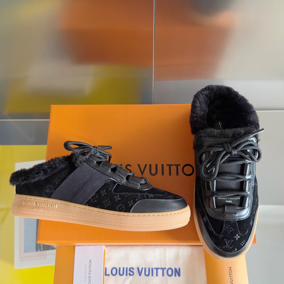 Louis Vuitton LV 驴牌L家 Lous系列 毛拖 德训鞋 半拖鞋