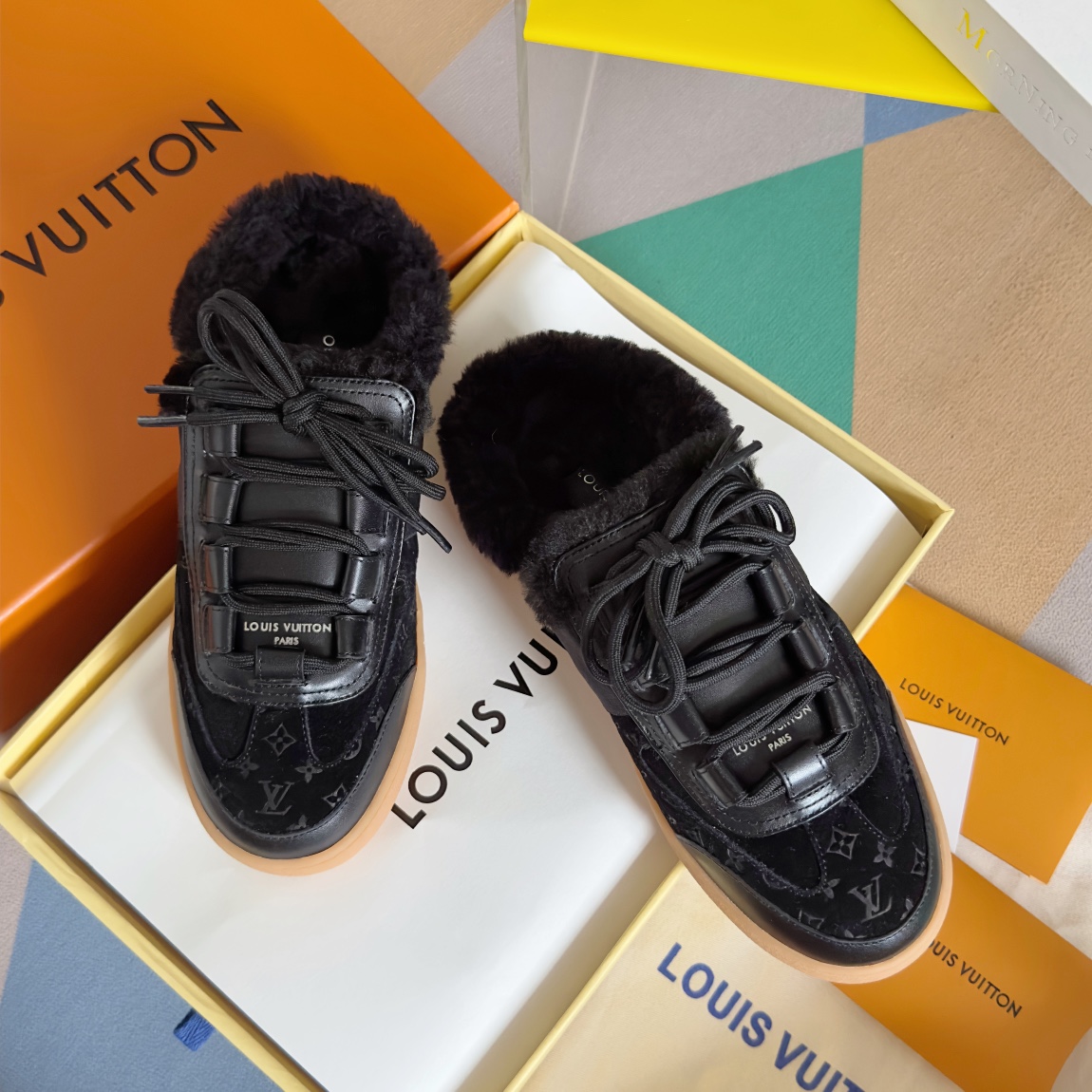 Louis Vuitton LV 驴牌L家 Lous系列 毛拖 德训鞋 半拖鞋
