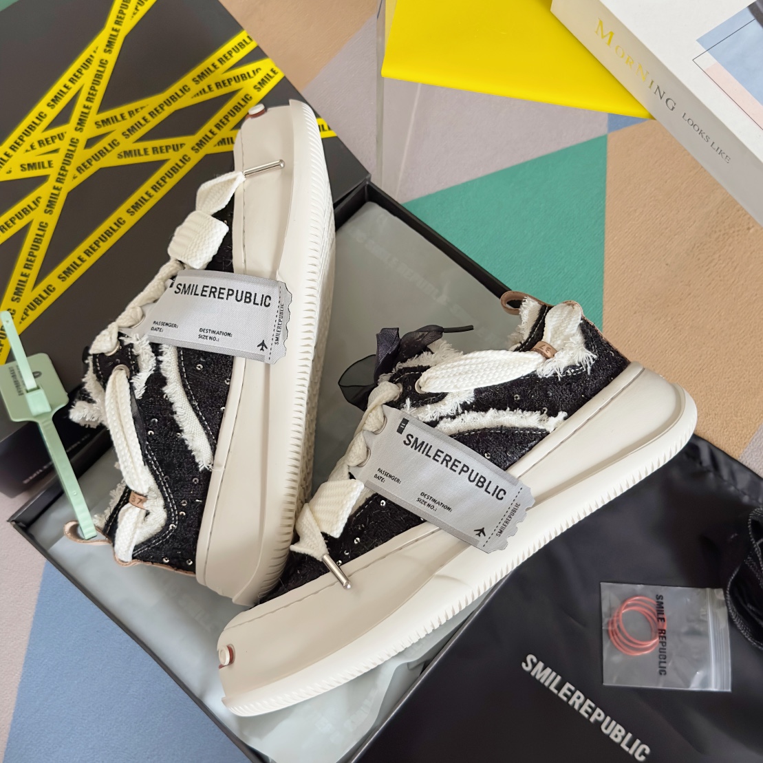 SmileRepublic Canvas Shoes: Original Design, High Quality, Popular Brand, Various Sizes. - 图片 6