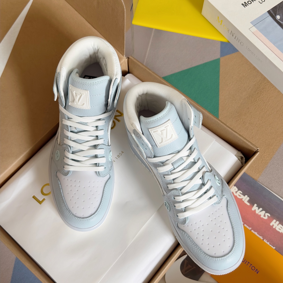Limited Edition LV x Nike Sneakers with Zirconium Details: Top Version Summary