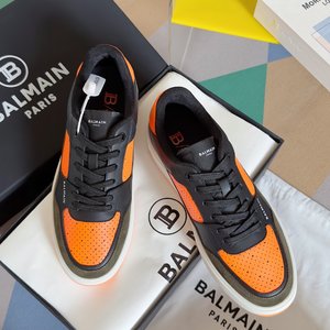 Balmain Shoes Sneakers AAAA Quality Replica Embroidery Men Cowhide Rubber Casual