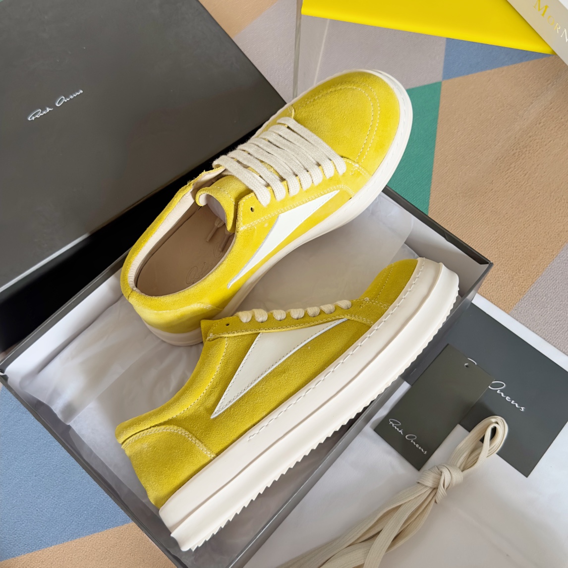Rick Owens RO欧文斯RICK OWENS 侵权Vans板鞋 黑暗系 休闲 运动鞋 LUXOR 帆布鞋