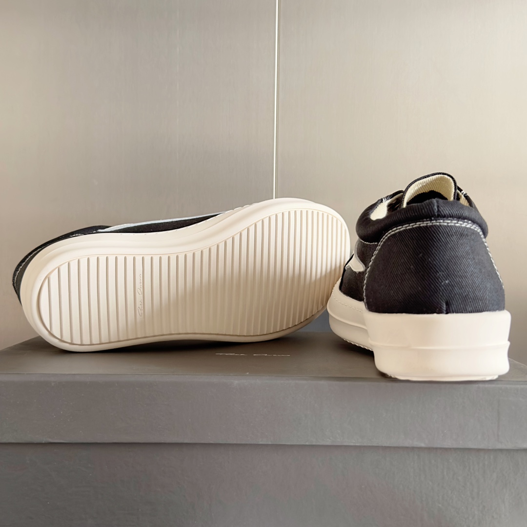 RICK OWENS VANS Collaboration: Luxurious Calfskin Shoes Collection Top Version 650 - 图片 9